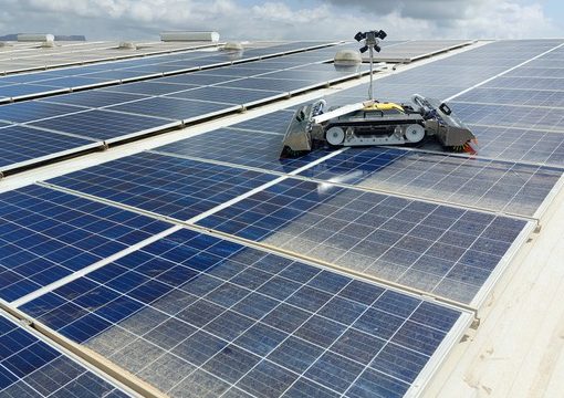 Limpieza placas solares